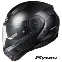OGKカブト システムヘルメット RYUKI(リュウキ)  フラットブラック  L(59-60cm)  OGK4966094596095 | パーツボックス2号店