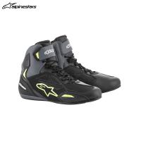 alpinestars アルパインスターズ FASTER-3 DRYSTAR シューズ  175 BLACK GRAY YELLOW FLUO[US8/25.5cm]  ALP8033637966373 | パーツボックス3号店