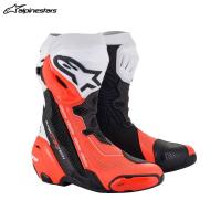 alpinestars アルパインスターズ SUPERTECH-R VENTED ブーツ  124 BLACK WHITE RED FLUO[EU44/28.5cm]  ALP8059175376849 | パーツボックス3号店