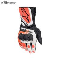 【5月28日出荷】alpinestars アルパインスターズ SP-8 V3 LEATHER グローブ  1231 BLACK WHITE RED FLUO[Lサイズ]  ALP8059347044477 | パーツボックス5号店