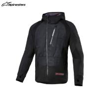 alpinestars アルパインスターズ MO.ST.EQ HYBRID HOODED ジャケット  10 BLACK[Lサイズ]  ALP8059347271163 | パーツボックスプレミアム