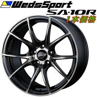 WedsSport SA-10R ホイール1本価格 ゼブラブラックブライト 9.5-18インチ 5穴/PCD100 インセット+45 | イムサスヤフーショッピング店