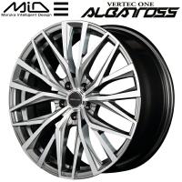 MID VERTEC ONE ALBATROSS ホイール4本 ハイパーシルバーポリッシュ 8.0J-19inch 5H/PCD114.3 inset+38 | パーツデポ2号店