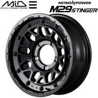 MID NITRO POWER M29 STINGER ホイール4本 バレルブラック 6.0J-16インチ 5穴/PCD139.7 インセット-5 | パーツデポ4号店