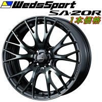 WedsSport SA-20R ホイール1本 ウォースブラッククリアー 6.0-15インチ 4穴/PCD100 インセット+38 | パーツデポ4号店