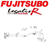 FUJITSUBO レガリスRマフラー E-EF6ホンダCR-X 1.5X S62/9〜H4/2 | パーツデポ6号店