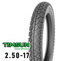 TIMSUN(ティムソン) バイク タイヤ TS607 2.50-17 4PR TT フロント/リア TS-607 | パーツダイレクト店