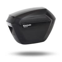 SHAD(シャッド) バイク パニアケース・サイドボックス SH23 サイドケース 無塗装ブラック 23L 左右セット | パーツダイレクト店