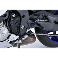 OVER(オーヴァー) バイク フレーム回り バックステップ 4POS BLK YZF-R1 15 51-424-01B | パーツダイレクト店