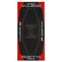 ZETA(ジータ) ガレージ 整備マット・シート レーシングフロアマット ZETA レッド/ブラック D7953 | パーツダイレクト店