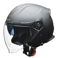 リード工業(LEAD) バイク FLX ジェットヘルメット マットブラック L | パーツダイレクト店