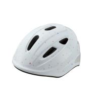 OGK(オージーケーカブト) 自転車 子供用ヘルメット AILE エール ドットホワイト | パーツダイレクト店