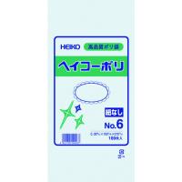 HEIKO(ヘイコー) 物流用品 ポリ規格袋 ヘイコーポリ 3 No.6 紐なし | パーツダイレクト店