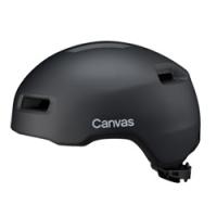 OGK(オージーケーカブト) 自転車 アーバン・帽子型ヘルメット キャンバス-クロス マットブラック CANVAS-CROSS | パーツダイレクト店