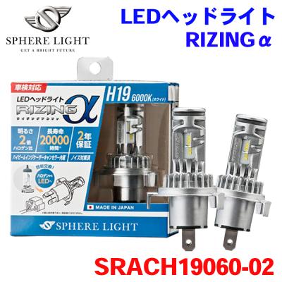 SPHERE LIGHT（スフィアライト） 日本製 LEDヘッドライト RIZING