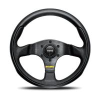 MOMO モモ ステアリング TEAM 300mm ティーム ブラックレザー T-1002 | パーツ屋さん