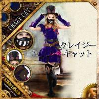 コスプレ 仮装 衣装 ハロウィン 動物 大人用 STEAMPUNK Crazy Cat(クレイジーキャット) | パーティワールド