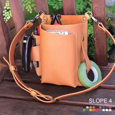 フローリストケース タニラーケース オレンジ イタリアンレザー シザーケース5丁用 イタリアンレザー/栃木レザー/ブライドル