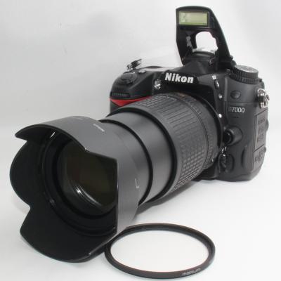 【最終値下げ】Nikon 一眼レフD7000 通常レンズ・望遠レンズセット D7000 ニコン デジタル一眼 Nikon レンズキット 中古 新品SDカード付き
