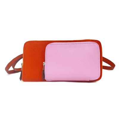 エルメス　オレンジ×ピンク 長財布 HERMES レディース長財布（色：オレンジ系）｜財布｜ファッション