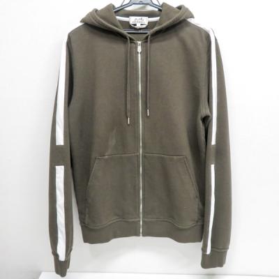 新品　HERMES フード付きジャンパー Lサイズ ダークグレー 新品HERMES フード付きジャンパー Lサイズ ダークグレー