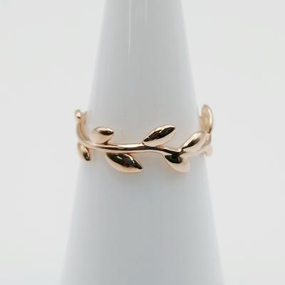 Tiffany & Co. オリーブリーフモチーフ ゴールドリング14号 TIFFANY&Co