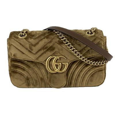 gucci ggマーモント キルティング スモールショルダーバッグのおすすめ