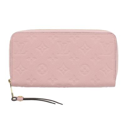 ルイヴィトン アンプラント ジッピーウォレット ピンクの