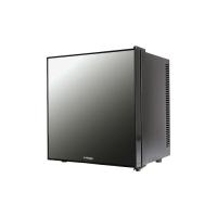 A-Stage 20L 冷蔵庫 1ドア ミラーガラス ペルチェ式 PR01B-20MG ブラック | PCあきんどデジタル館