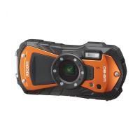 リコー デジタルカメラ コンパクトカメラ WG-80-OR オレンジ RICOH 防水 耐衝撃 防塵 耐寒 アウトドア デジカメ 光学ズーム | PCあきんどデジタル館