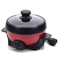 アビテラックス 電気ミニプレート グリル鍋 1〜2人用 ミニグリル鍋 プレート脱着式 APN10G-R レッド