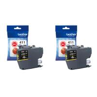 ブラザー 純正 インクカートリッジ イエロー×2個セット LC411Y-2SET brother プリンターインク メール便 | PCあきんど