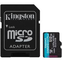 キングストン SDCG3/512GB 512GB microSDXCカード Canvas Go Plus Class 10 UHS-I U3 170R/ 90W SDアダプタ付属 | PC&家電CaravanYU Yahoo!店