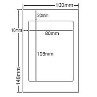 ナナクリエイト CLH6 レーザプリンタ用ラベル PS版 100mm×148mm 1面付 | PC&家電CaravanYU Yahoo!店