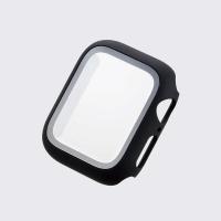 ELECOM AW-40CSPCGBK Apple Watch 40mm用フルカバーケース/ ガラス/ ブラック | PC&家電CaravanYU Yahoo!店