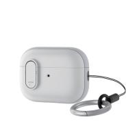 ELECOM AVA-AP4TSLWH AirPods Pro 第2世代対応アクセサリ/ TOUGH SLIM Lockケース/ ロック機能/ カラビナ付き/ ホワイト | PC&家電CaravanYU Yahoo!店