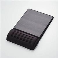ELECOM MP-096BK 疲労軽減リストレスト一体型マウスパッド/ COMFY/ ハード(ブラック) | PC&家電CaravanYU Yahoo!店
