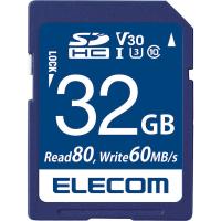 ELECOM MF-FS032GU13V3R SDHCカード/ データ復旧サービス付/ ビデオスピードクラス対応/ UHS-I U3 80MB/ s 32GB | PC&家電CaravanYU Yahoo!店