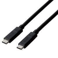ELECOM MPA-CC13A10NBK スマートフォン用USBケーブル/ USB3.1(Gen1)(C-C)/ 認証品/ 1.0m/ ブラック | PC&家電CaravanYU Yahoo!店