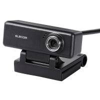 ELECOM UCAM-C520FBBK PC Webカメラ/ 200万画素/ マイク内蔵/ 高精細ガラスレンズ/ ブラック | PC&家電CaravanYU Yahoo!店
