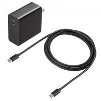 サンワサプライ ACA-PD91BK USB PD対応AC充電器（PD65W・Type-Cケーブル付き） | PC&家電CaravanYU Yahoo!店