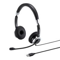 サンワサプライ MM-HSU15ANC ノイズキャンセリングマイク付きUSBヘッドセット（両耳タイプ） | PC&家電CaravanYU Yahoo!店