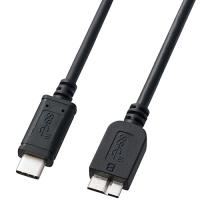 サンワサプライ KU31-CMCB10 USB3.1 Gen2 Type C-microBケーブル（1m・ブラック） | PC&家電CaravanYU Yahoo!店