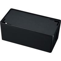 サンワサプライ CB-BOXP2BKN2 ケーブル＆タップ収納ボックス（Mサイズ・ブラック） | PC&家電CaravanYU Yahoo!店