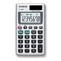 CASIO SL-660A-N パーソナル電卓 カードタイプ 縦型 8桁 | PC&家電CaravanYU Yahoo!店