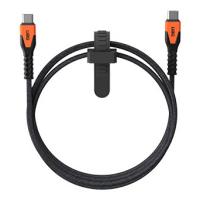 プリンストン UAG-CBL-CC-BK/OR UAG製 KEVLAR CORE USB-C TO C POWER CABLE （ブラック/ オレンジ） | PC&家電CaravanYU Yahoo!店