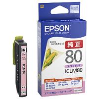 EPSON ICLM80 カラリオプリンター用 インクカートリッジ（ライトマゼンタ） | PC&家電CaravanYU Yahoo!店