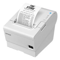 EPSON TM887P921W レシートプリンター/ 80mm・58mm/ USB・有線LAN・パラレル/ 電源同梱/ ホワイト | PC&家電CaravanYU Yahoo!店