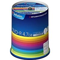 Verbatim DHR47JP100V3 DVD-R(Data) 1回記録用 4.7GB 1-16倍速 100枚スピンドルケース 100P(ホワイト) | PC&家電CaravanYU Yahoo!店