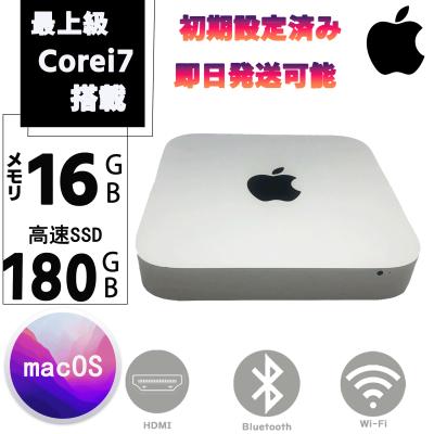 【美品】Mac mini (Intel Core i3) メモリ16GB 美品】Mac mini (Intel Core i3) メモリ16GB Mac mini 3.6GHz